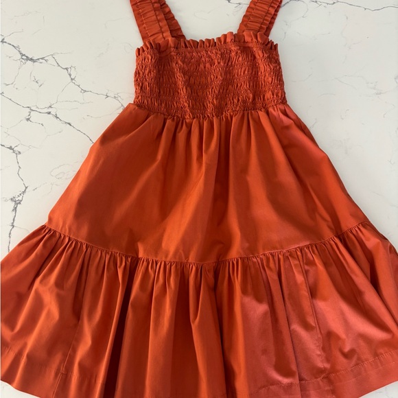 Abercrombie & Fitch Terracotta Smocked Dress - Picture 11 of 13